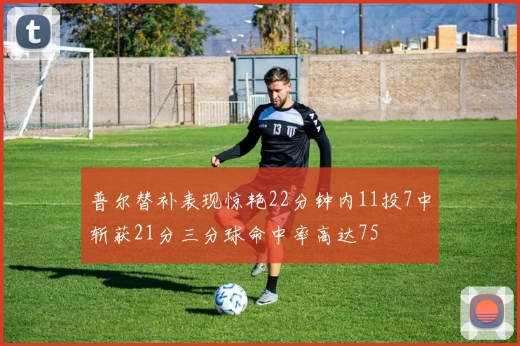 普尔替补表现惊艳22分钟内11投7中斩获21分三分球命中率高达75