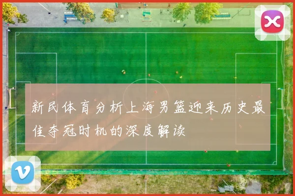 新民体育分析上海男篮迎来历史最佳夺冠时机的深度解读